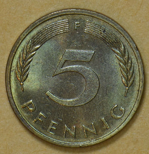 Germany 1977 5 Pfennig 191985 combine shipping