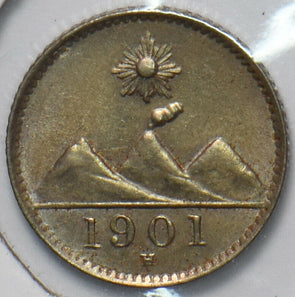 Guatemala 1901 H 1/4 Real 193207 combine shipping