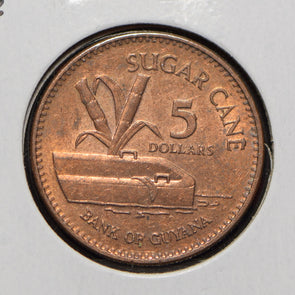 Guyana 2002 5 Dollars  900857 combine shipping