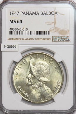 Panama 1947 Balboa NGC MS64 NG0996 combine shipping