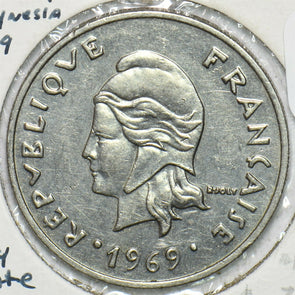 French Polynesia 1969 20 Francs 152787 combine shipping