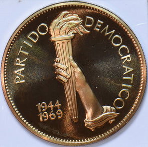 1944 Curacao Democratic Party 25th Anniversary Coin-Medal 292816 combine shipp