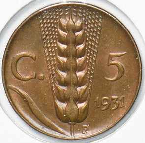 Italy 1931 5 Centesimi Vittorio Emanvele III 292938 combine shipping