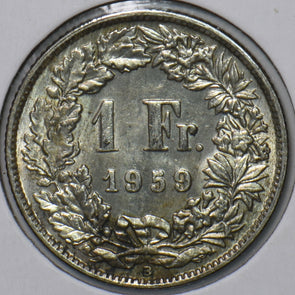 Switzerland 1959 Franc 240166 combine shipping