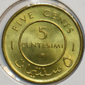 Somalia 1967 5 Centesimi 190645 combine shipping