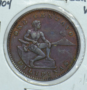 Philippines 1904 Man Posing Centavo Eagle animal 290899 combine shipping