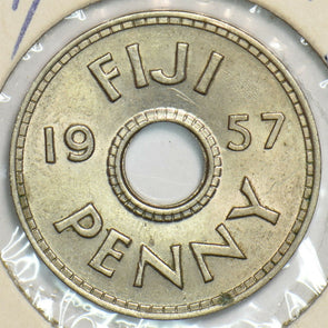 Fiji 1957 Penny 197441 combine shipping