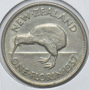New Zealand 1937 Florin Kiwi Bird animal 240035 combine shipping