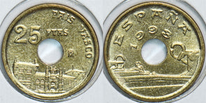 Spain 1993 25 Pesetas 153819 combine shipping