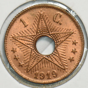 Belgium Congo 1919 Centime 298539 combine shipping