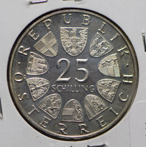 Austria 1969 Peter Rosegger 25 Schilling proof 292041 combine shipping