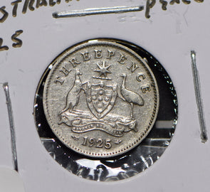 Australia 1925 3 Pence Kangaroo animal Moorhen  191221 combine shipping