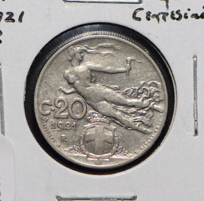 Italy 1921 20 Centesimi  191724 combine shipping