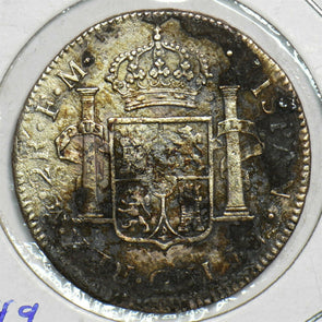 Mexico 1949 2 Reales 1800 FM 491365 combine shipping