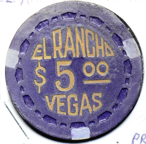 Token  El Rancho casino gaming $5 rare U0034 combine shipping
