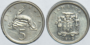 Jamaica 1975 5 Cents Crocodile animal 904653 combine shipping