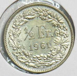 Switzerland 1961 1/2 Franc 240598 combine shipping