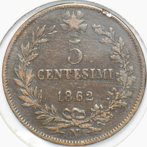 Italy 1862 Vittorio Emanvele II 5 Centesimi 192215 combine shipping