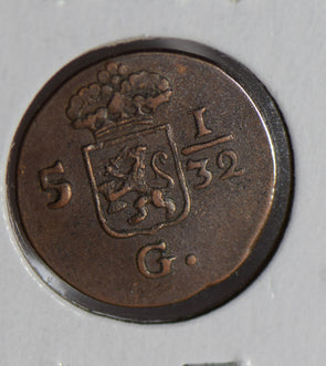 Netherlands East Indies 1808 1/32 Gulden  N0159 combine shipping