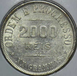 Brazil 1911 2000 Reis 490079 combine shipping