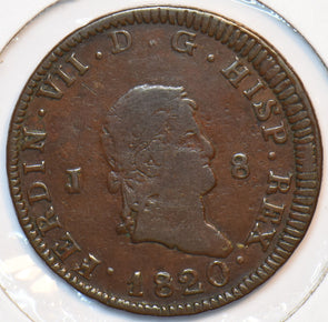 Spain 1820 8 Maravedis 294857 combine shipping