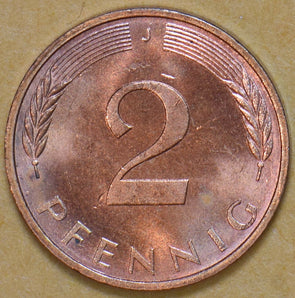 Germany 1977 2 Pfennig 292562 combine shipping