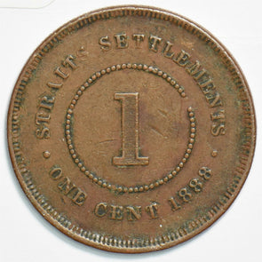 Straits Settlements 1888 Cent 298562 combine shipping