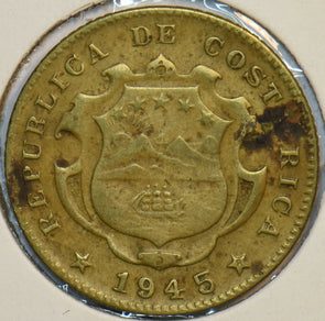 Costa Rica 1945 25 Centimos 196316 combine shipping
