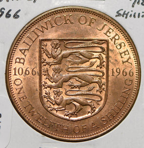 Jersey 1966 1/12 Shilling  150079 combine shipping