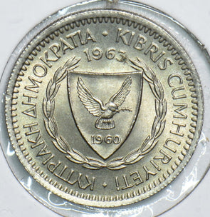 Cyprus 1963 25 Mils 198297 combine shipping