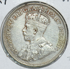 Canada 1929 25 Cents 298675 combine shipping