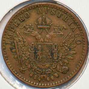 Italian States 1852 3 Centesimi Eagle animal Lombardy-Venetia 192855 combine shi