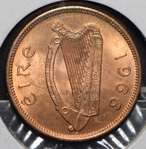Ireland 1966 1/2 Penny Sow with Piglets animal  191188 combine shipping