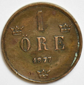 Sweden 1877 Ore 298110 combine shipping