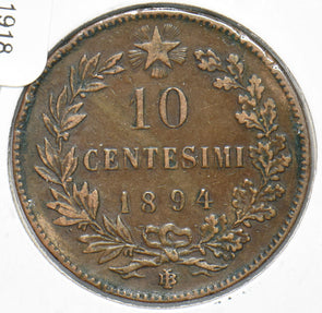 Italy 1894 10 Centesimi  191918 combine shipping