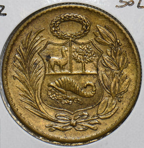 Peru 1962 1/2 Sol 152550 combine shipping