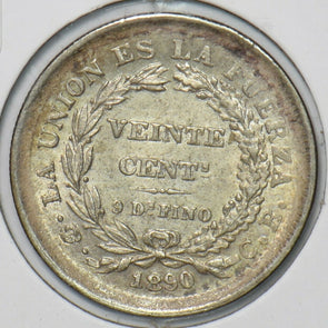 Bolivia 1890 CB 20 Centavos 295706 combine shipping