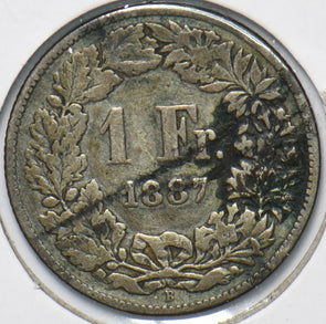 Switzerland 1887 Franc 150753 combine shipping