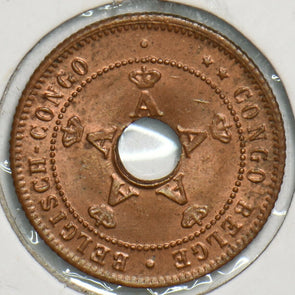 Belgium Congo 1919 Centime 491441 combine shipping