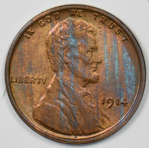 1914 Lincoln Wheat Cent Choice BU+ RB U0331