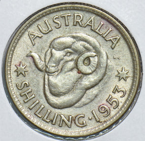Australia 1953 Shilling Ram 198853 combine shipping