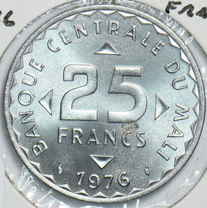Mali 1976 25 Francs 198361 combine shipping