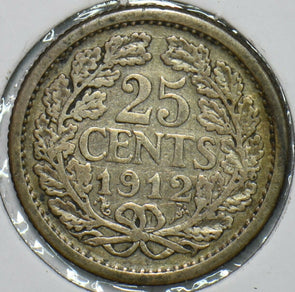 Netherlands 1912 25 Cents 196491 combine shipping