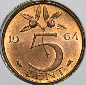 Netherlands 1964 5 Cents 196525 combine shipping