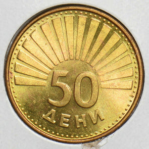 Macedonia 1993 50 Denari Bird animal 197718 combine shipping
