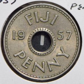 Fiji 1957 Penny  150200 combine shipping