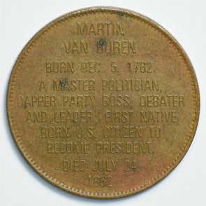 1968 Medal Martin Van Buren 8th President of US 198087 combine shipping