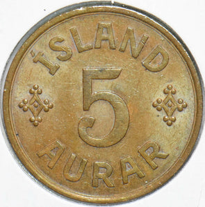 Iceland 1942 5 Aurar 192364 combine shipping