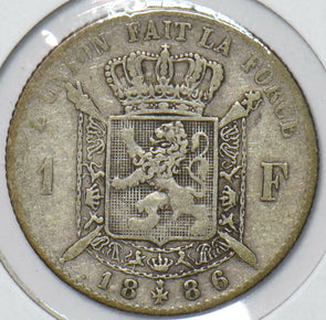 Belgium 1886 Franc 195364 combine shipping