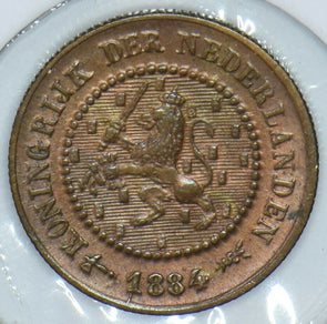 Netherlands 1884 1/2 Cent 291559 combine shipping